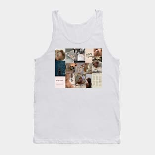 self care aesthetic collage Tank Top